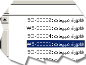 يستطيع المستخدم الوصول لأي نافذة قام بفتحها منذ دخوله قاعدة البيانات