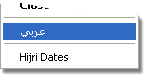 You may change the language of any screen at any time