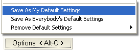 Smart search allows you to keep your own searchig options & settings, in order to save time & effort..