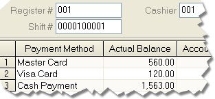 A powerfull system for starting / ending shifts..